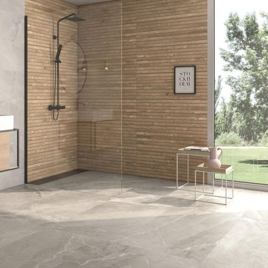 Baccoi Anti-Slip Outdoor 20mm Porcelain Tile Grey Shower