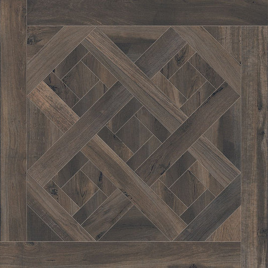 Catalan Gist Wenge 90 x 90cm Rectified wood effect tile swatch roccia outlet