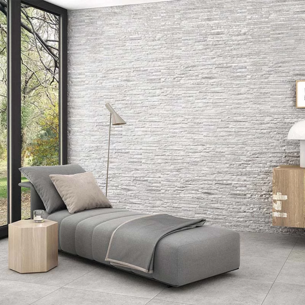 Cross Rock White 32x89cm Bedroom Wall