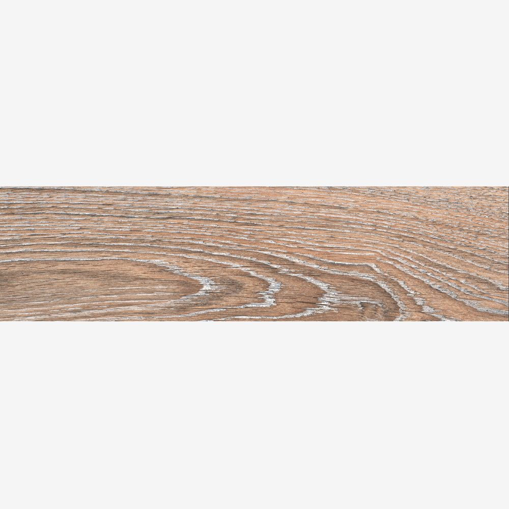 Forte Brun 7 x 28cm Wood Effect Tile Swatch