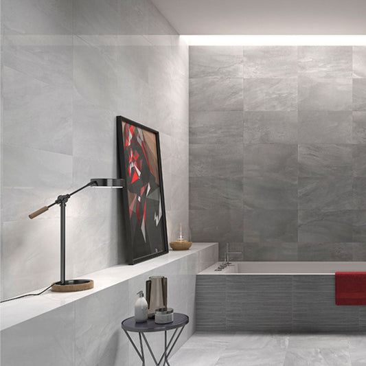 Fruede Perla Stone Effect Ceramic Matt Indoor Wall Tile 33 x 55cm