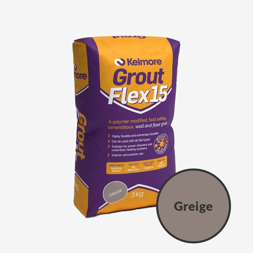 Kelmore Flex15 Wall & Floor Greige Grout