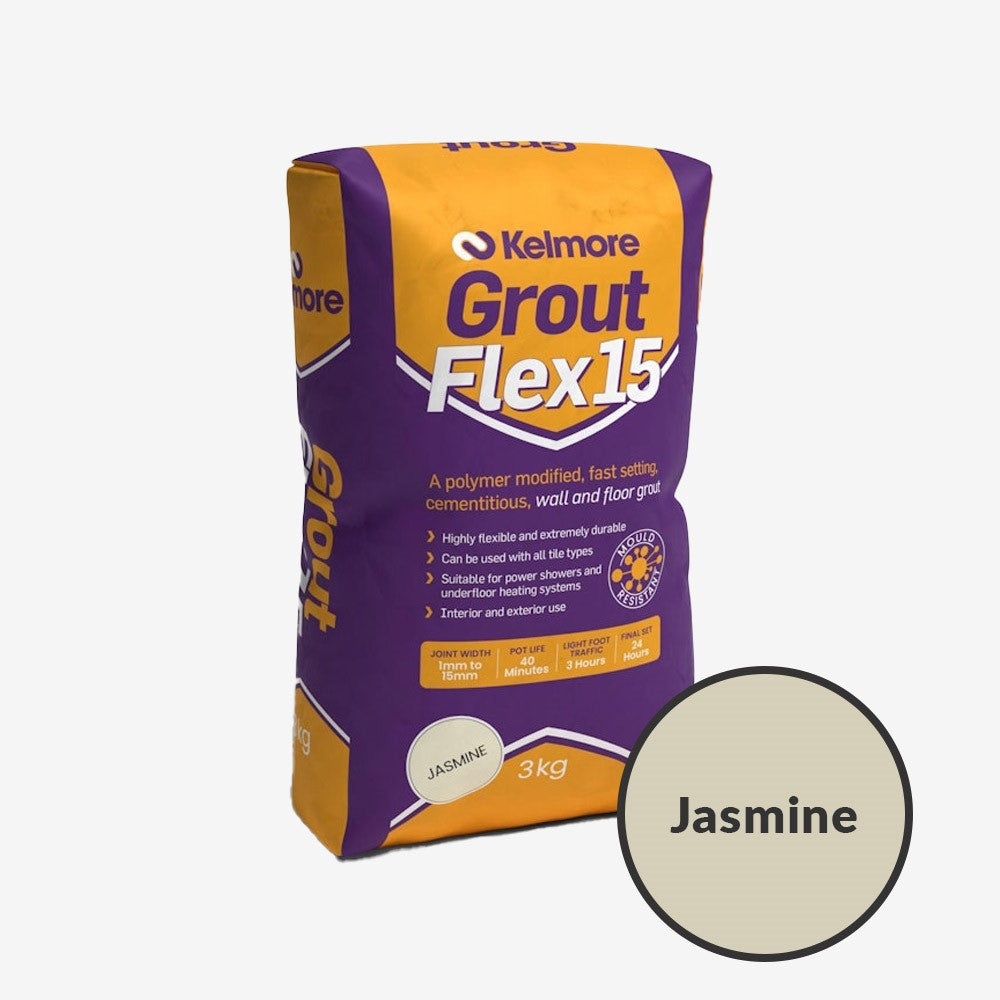 Kelmore Flex15 Wall & Floor Jasmine Grout