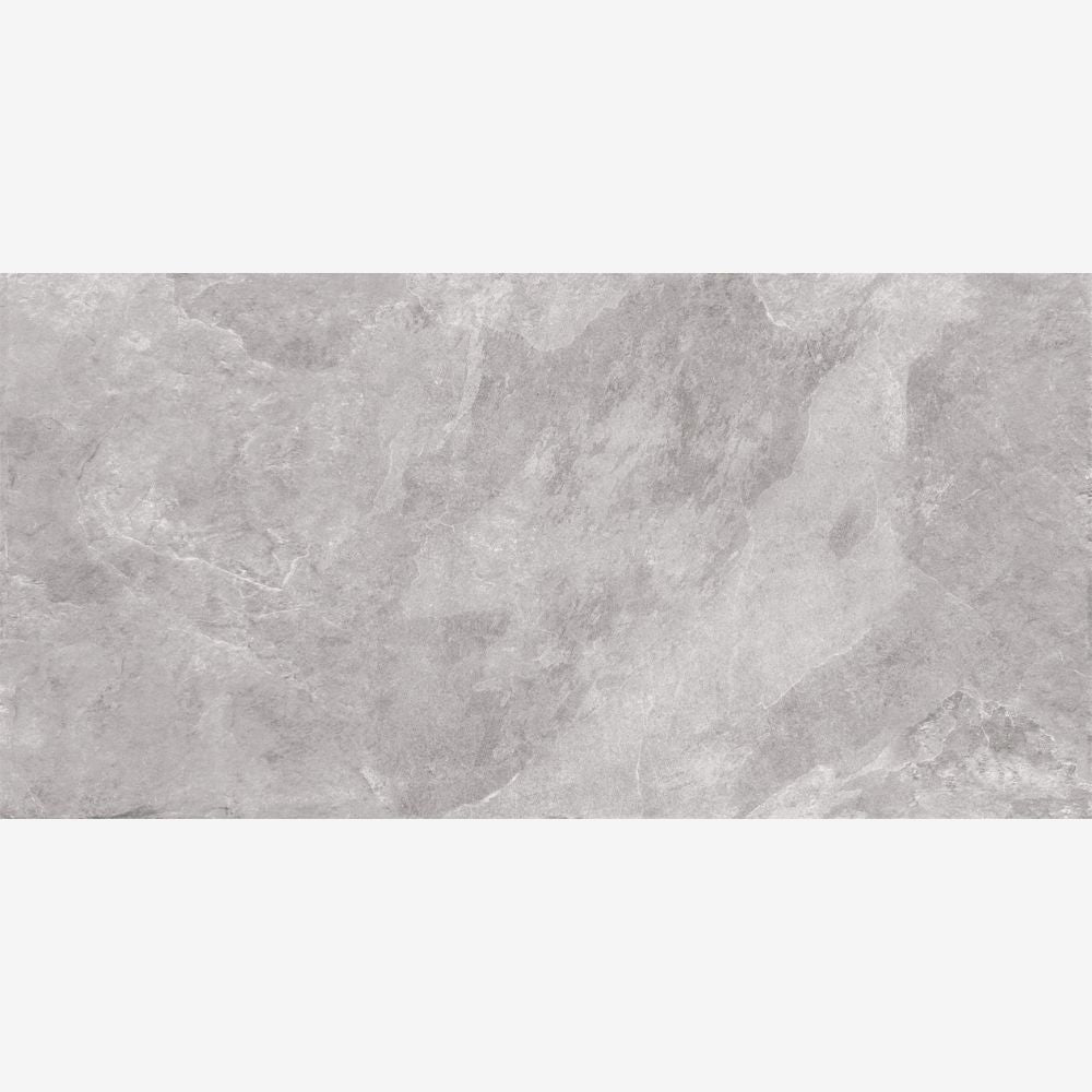 Lopei Grey 20mm 60 x 120cm Porcelain Stone Effect Tile Swatch