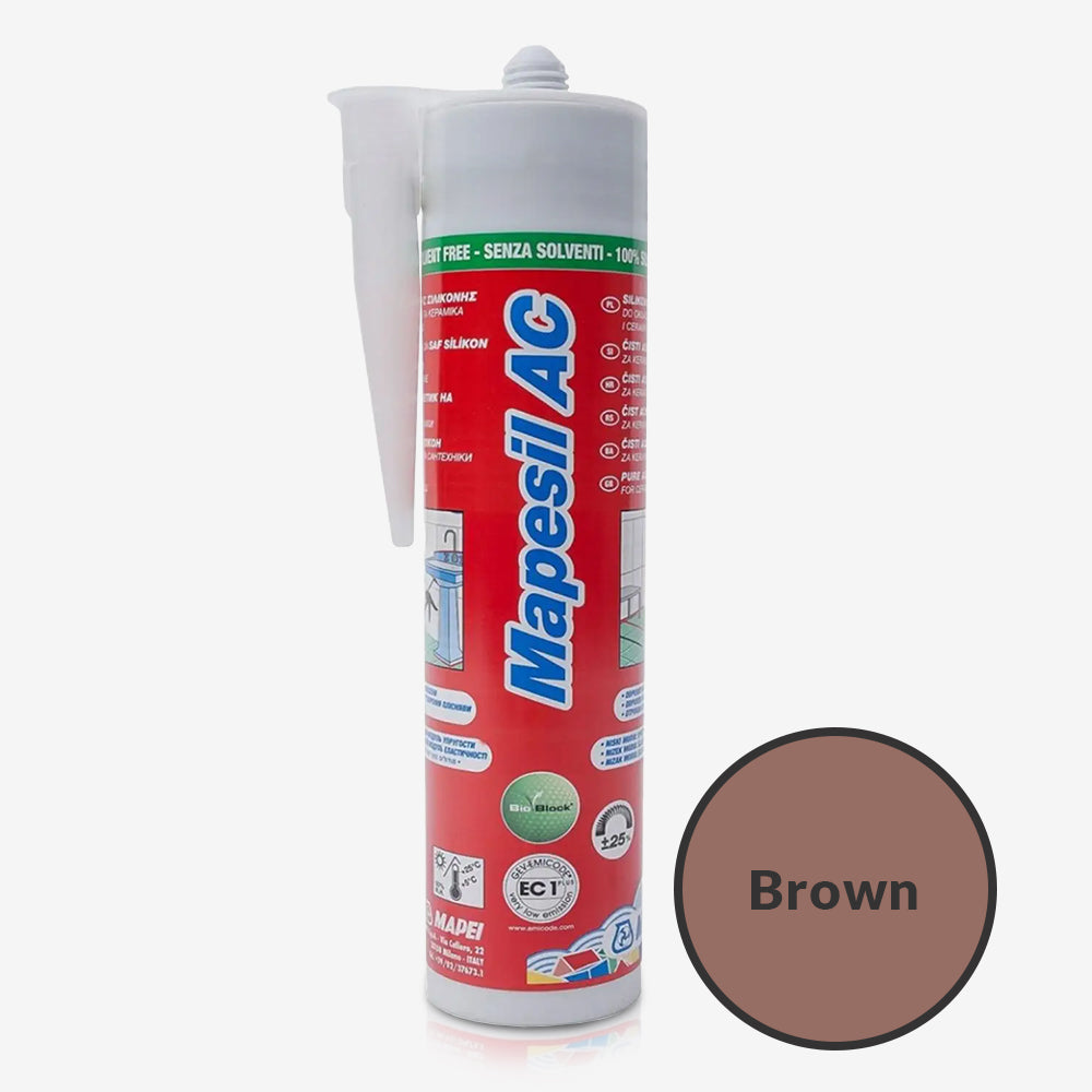 Mapesil Ac Silicone 310ml - Brown | ROCCIA Outlet