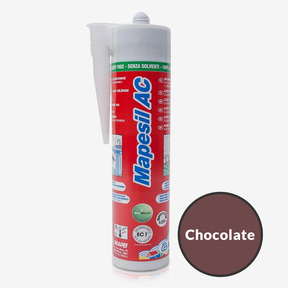 Mapesil Ac Silicone 310ml - Chocolate | ROCCIA Outlet