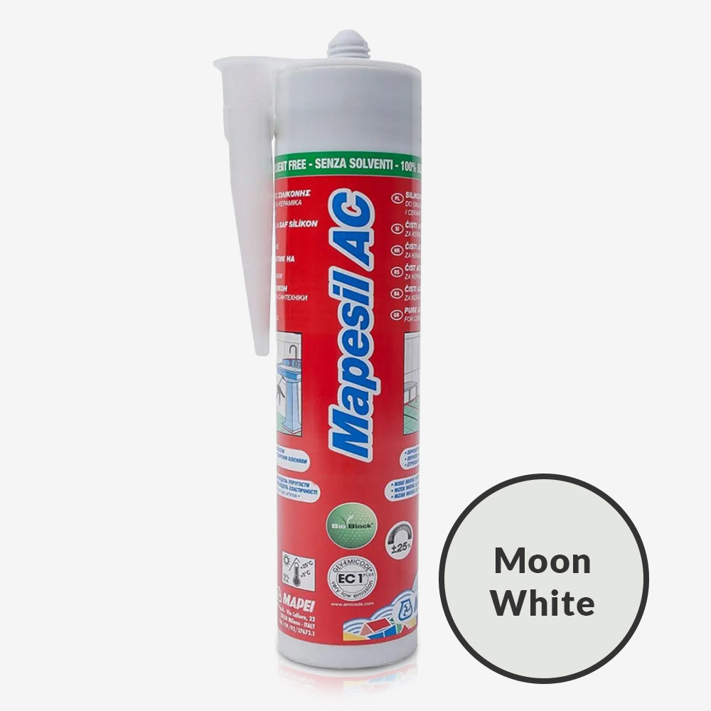 Mapesil Ac Silicone 310ml - Moon White | ROCCIA Outlet