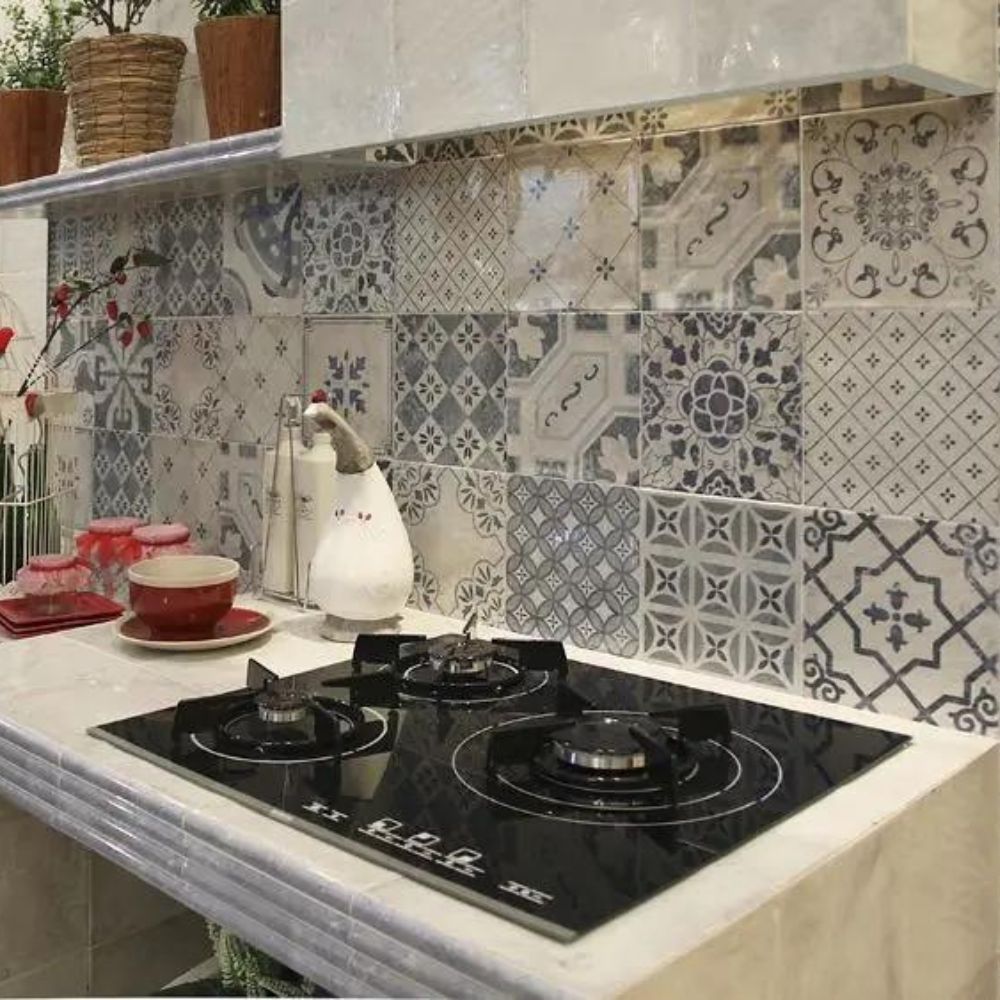 Milano Antiqua Base Decor Wall 20 x 20cm Kitchen Splashback