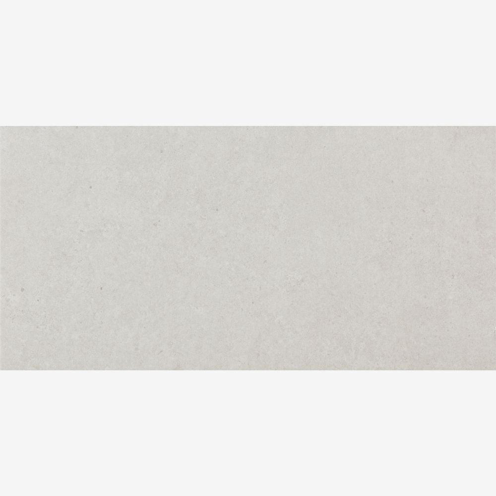 Townhall White Stone Effect Matt porcelain Tile 30 x 61cm Swatch