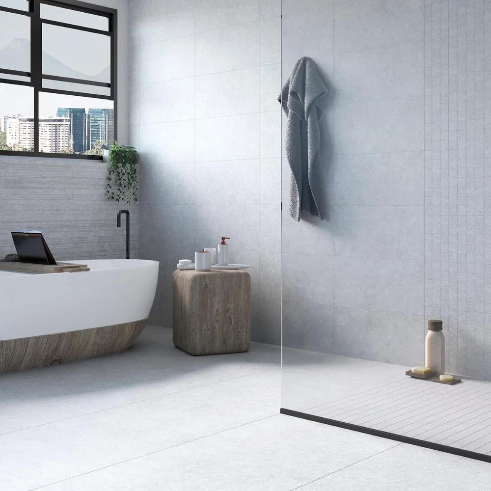 Townhall Stone Effect Matt Porcelain Tile 60 x 60cm - ROCCIA Outlet