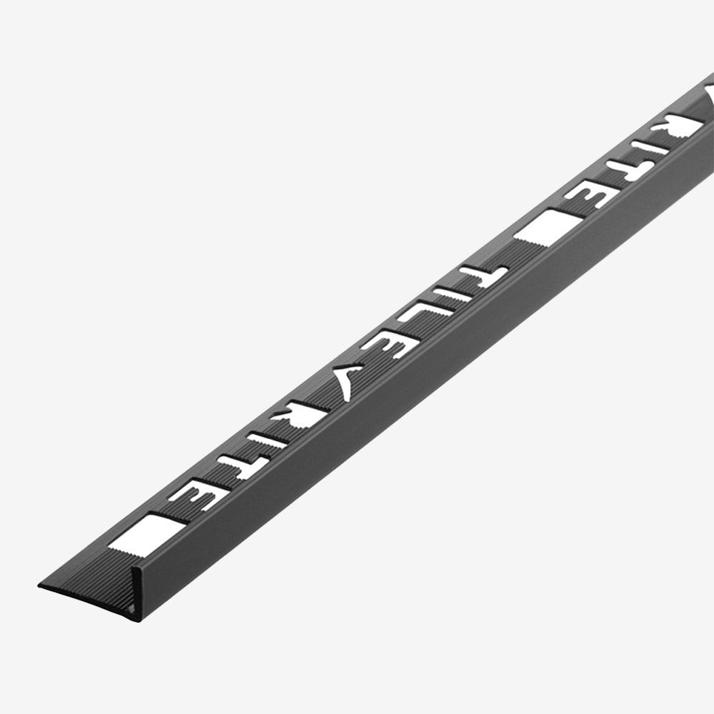 Black PVC Tiling Trim L-Shaped - ROCCIA Outlet