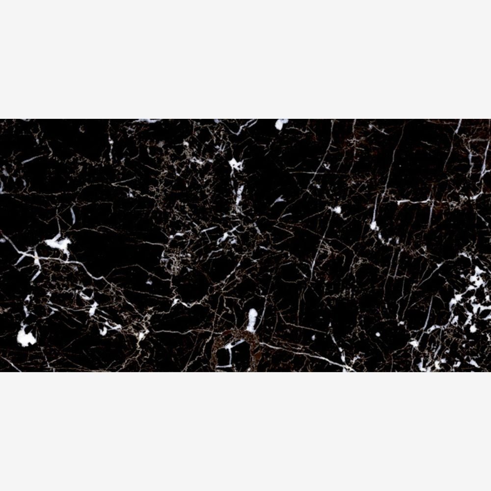 Calacata Black Marble Effect Polished Ceramic Tile - ROCCIA Outlet