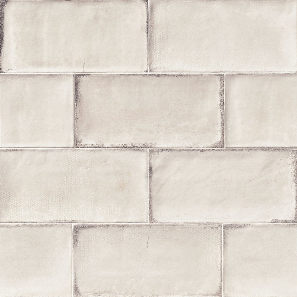Essencee White Brillo Porcelain Indoor Stone Effect Wall & Floor Tile 15x30 - ROCCIA Outlet