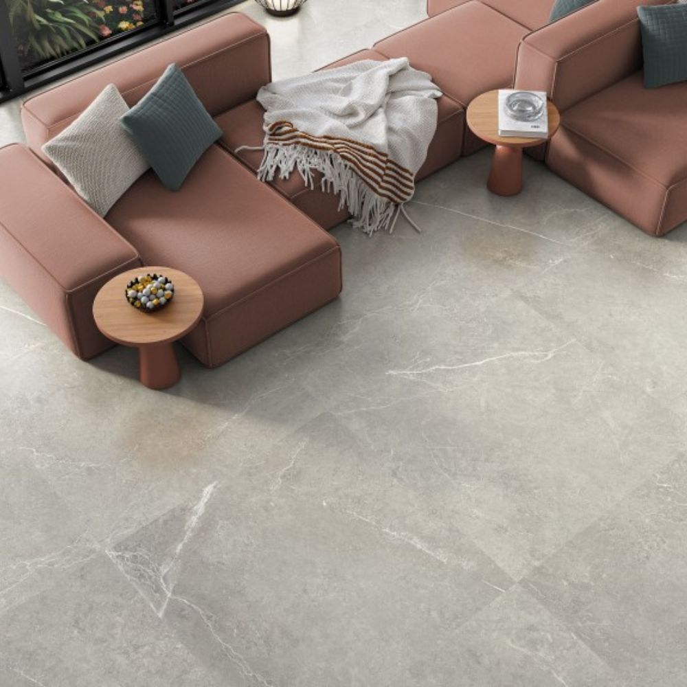 Nieve Stone Effect Matt Porcelain Tile 60 x 60cm - ROCCIA Outlet