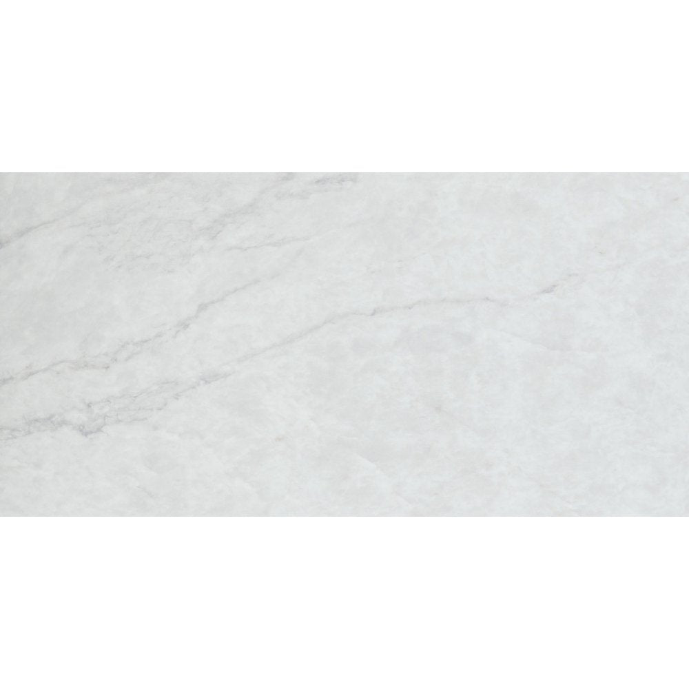 Silken Smooth White Porcelain Indoor Marble Effect Polished Wall & Floor Tile 30x60 - ROCCIA Outlet