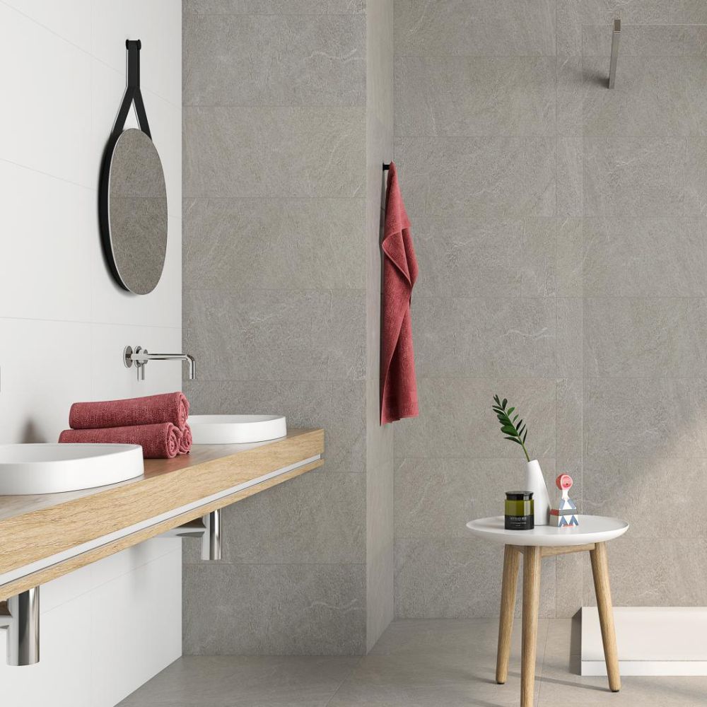 Tabor Stone Effect Matt Porcelain Tile - ROCCIA Outlet